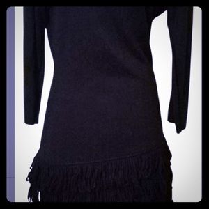 Calvin Klein Fringed Dress